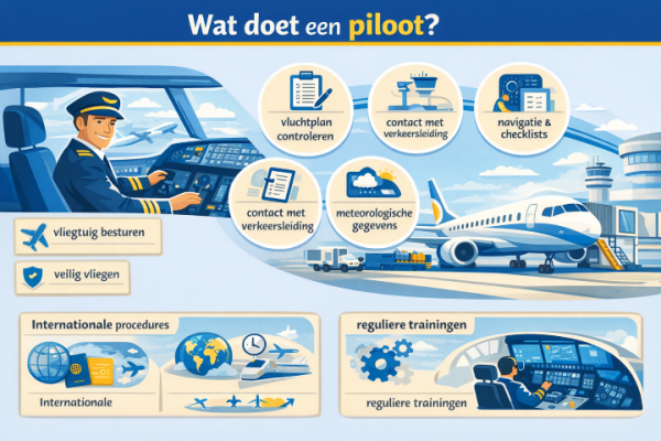 Alles over het beroep piloot Wat doet een piloot